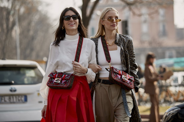 Torebka Bagietka street fashion
