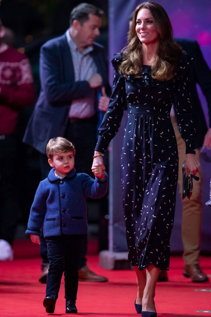 Książę Louis i Kate Middleton w Palladium Theatre, 2020 rok.