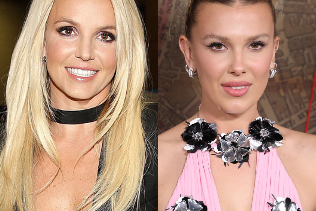 Britney Spears i Millie Bobby Brown
