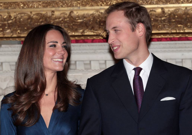 Kate Middleton i książę William, 2010 rok.