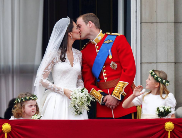 Kate Middleton i książę William, 2011 rok.