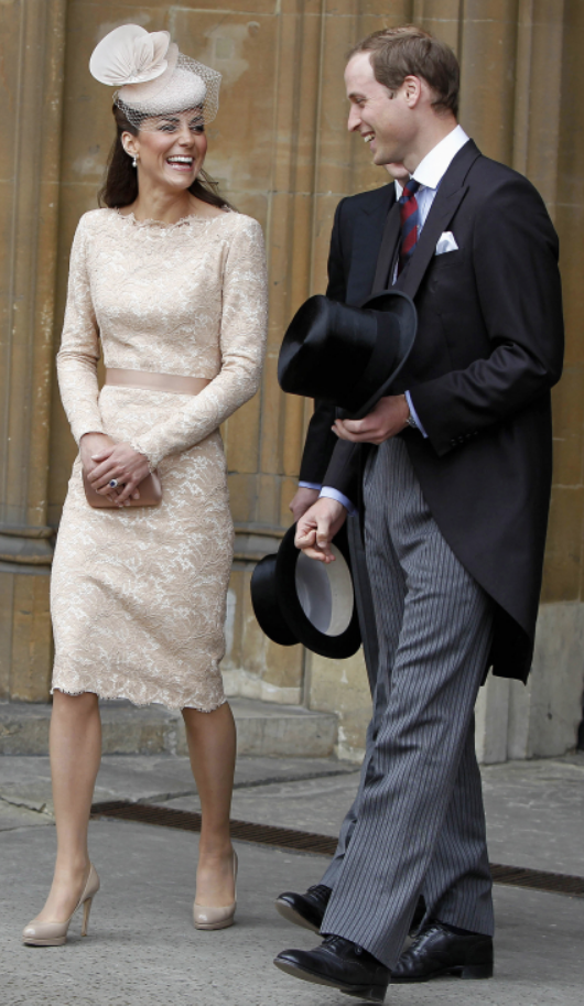 Kate Middleton i książę William, 2012 rok.