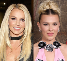 Britney Spears i Millie Bobby Brown