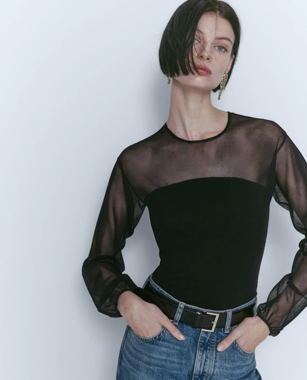 Czarny sweter na zimę, Massimo Dutti, 349 zł