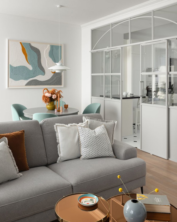 Metamorfoza mieszkania na Żoliborzu, realizacja: GOOD VIBES Interiors