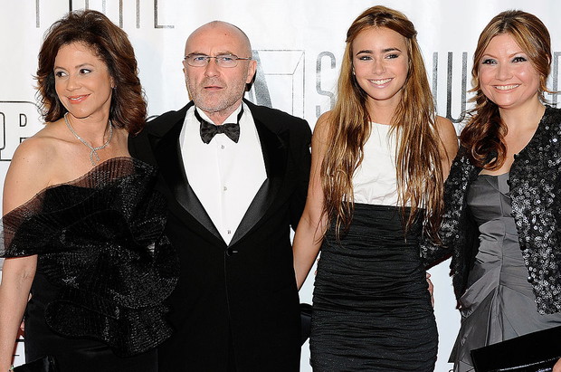 Phil Collins i Lily Collins, 2010 rok