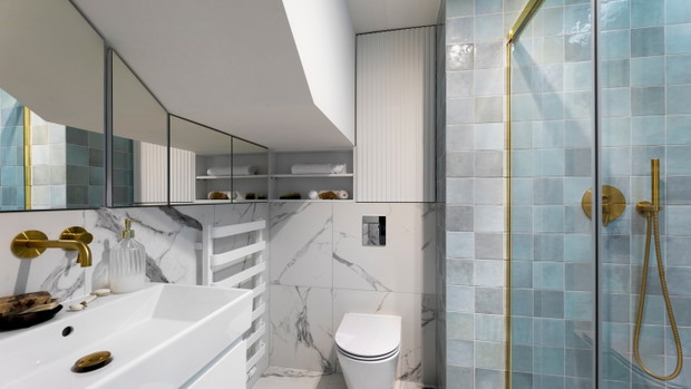 Aranżacja dwupoziomowego mieszkania 110m2, projekt: Hanna Pietras Architects , współpraca: ANNA PETROVA