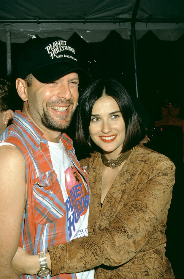 Demi Moore i Bruce Willis, 1992 rok.