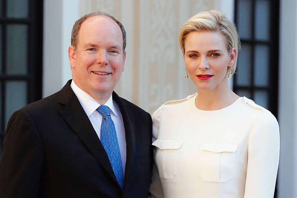 księżna Charlene i książę Albert