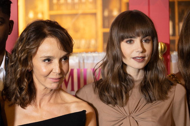 Philippine Leroy-Beaulieu na premierze Emily w Paryżu
