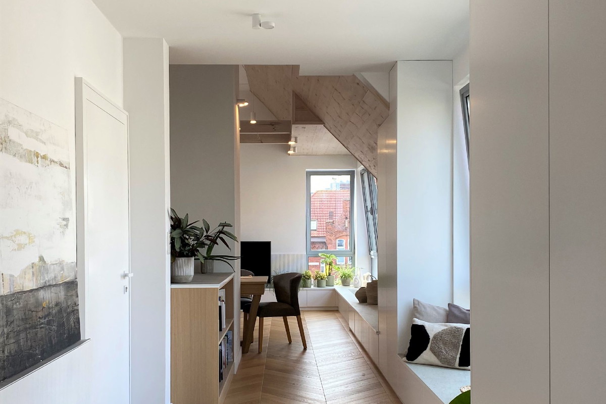 Mieszkanie na poddaszu, projekt: Projektive Architekci