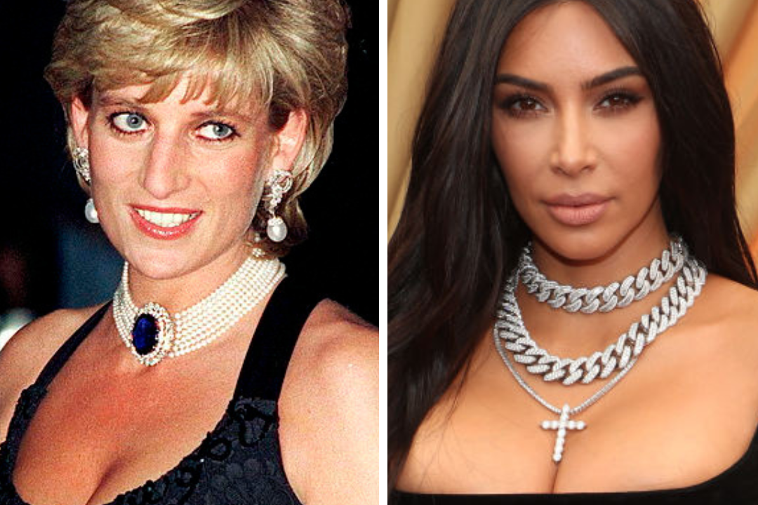 Naszyjnik księżnej Diany trafił do kolekcji Kim Kardashian