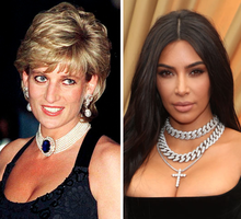 Naszyjnik księżnej Diany trafił do kolekcji Kim Kardashian