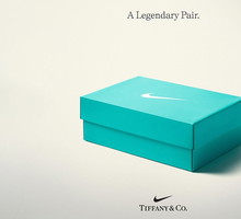 Sneakersy Tiffany & Co. oraz Nike