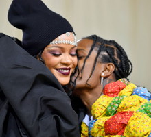 Rihanna i A$AP Rocky, 2022 rok.