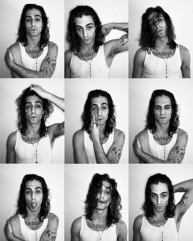 Styl Damiano David z Måneskin