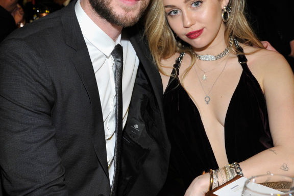 Liam Hemsworth i Miley Cyrus, 2019 rok.