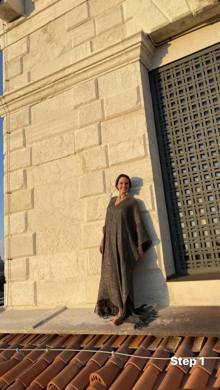 Angelina Jolie na wakacjach w Wenecji