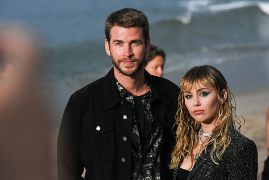 Liam Hemsworth i Miley Cyrus, 2019 rok.