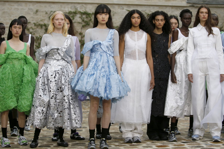 Cecilie Bahnsen : Runway - Paris Fashion Week - Womenswear Spring/Summer 2023