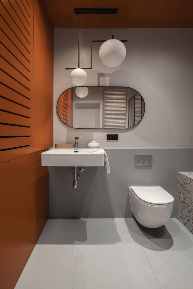 Łagodne pastele w domu prawniczki, projekt wnętrza: Małgorzata Kasperek, architekt wnętrz Decoroom, Projekt kuchni: Katarzyna Fotek, architekt wnętrz Decoroom Kitchen
