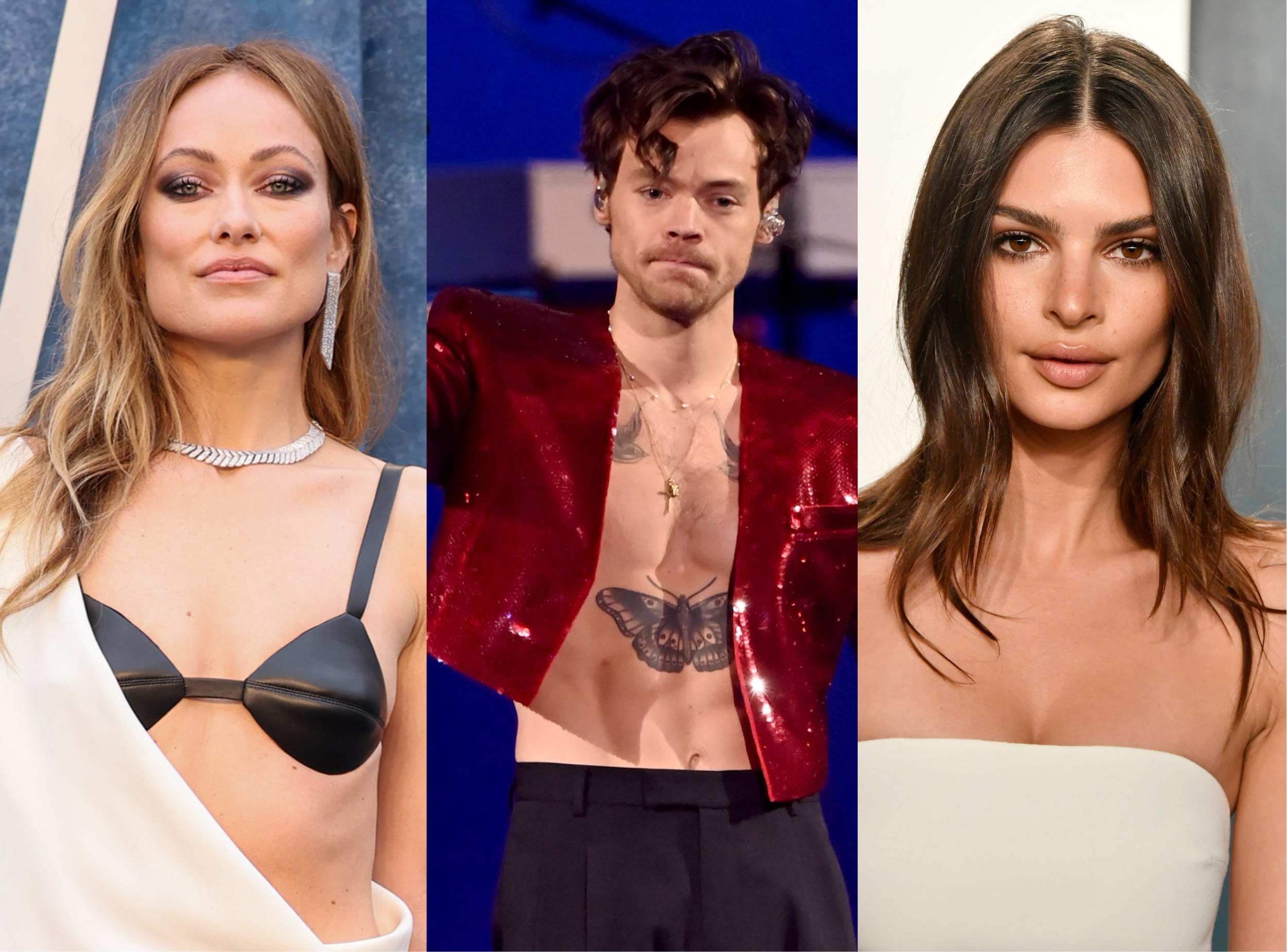 Olivia Wilde, Harry Styles i Emily Ratajkowski