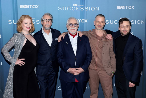 Sarah Snook, Alan Ruck, Brian Cox, Jeremy Strong, i Kieran Culkin