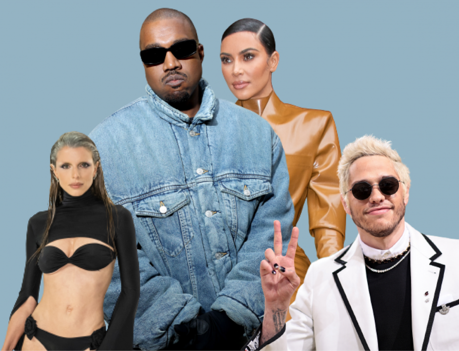 Kim, Kanye, Pete , Julia Fox