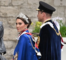 Kate Middleton, księżna Walii na koronacji Karola III.