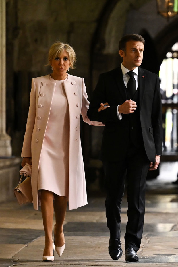 Koronacja Karola III: Brigitte Macron i prezydent Francji Emmanule Macron