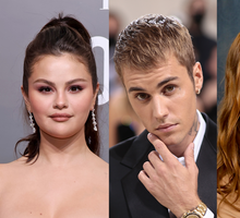 Selena Gomez, Justin Bieber i Hailey Biebr