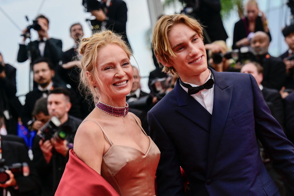 Uma Thurman i Levon Roan Thurman-Hawke