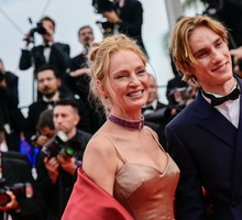 Uma Thurman i Levon Roan Thurman-Hawke