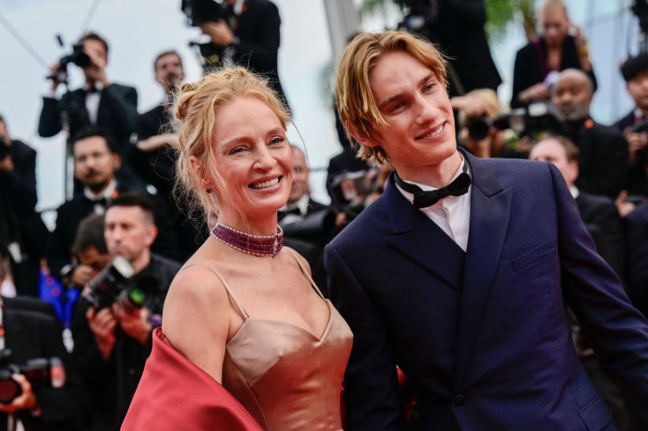 Uma Thurman i Levon Roan Thurman-Hawke