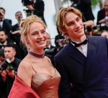 Uma Thurman i Levon Roan Thurman-Hawke
