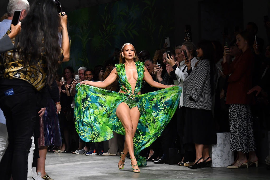 Jennifer Lopez Versace jungle dress