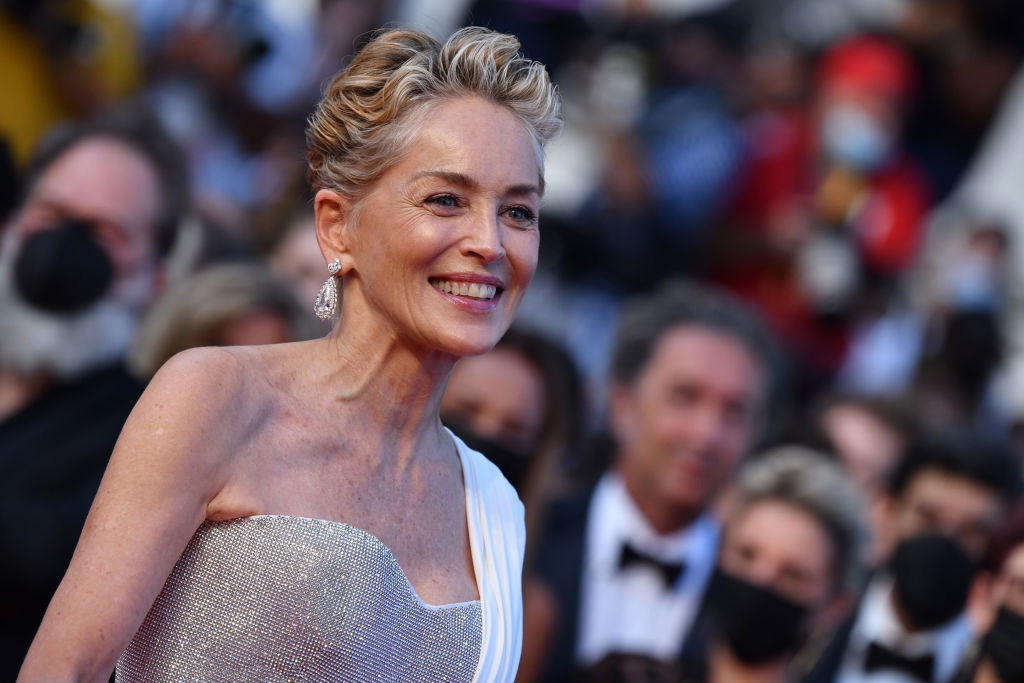 Sharon Stone na festiwalu w Cannes (2021)