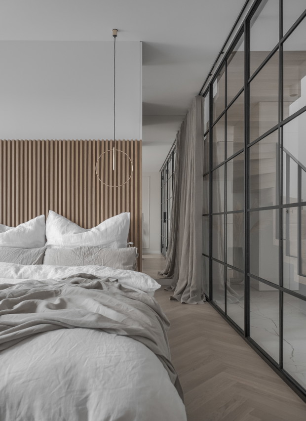 Dwupoziomowy apartament w Zielonej Górze, projekt: Mindful Architekci