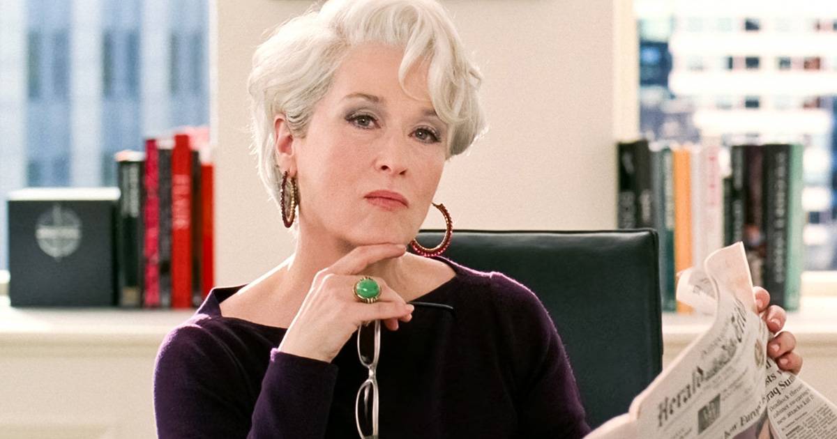 Kadr z filmu pt. "Diabeł ubiera się u Prady"