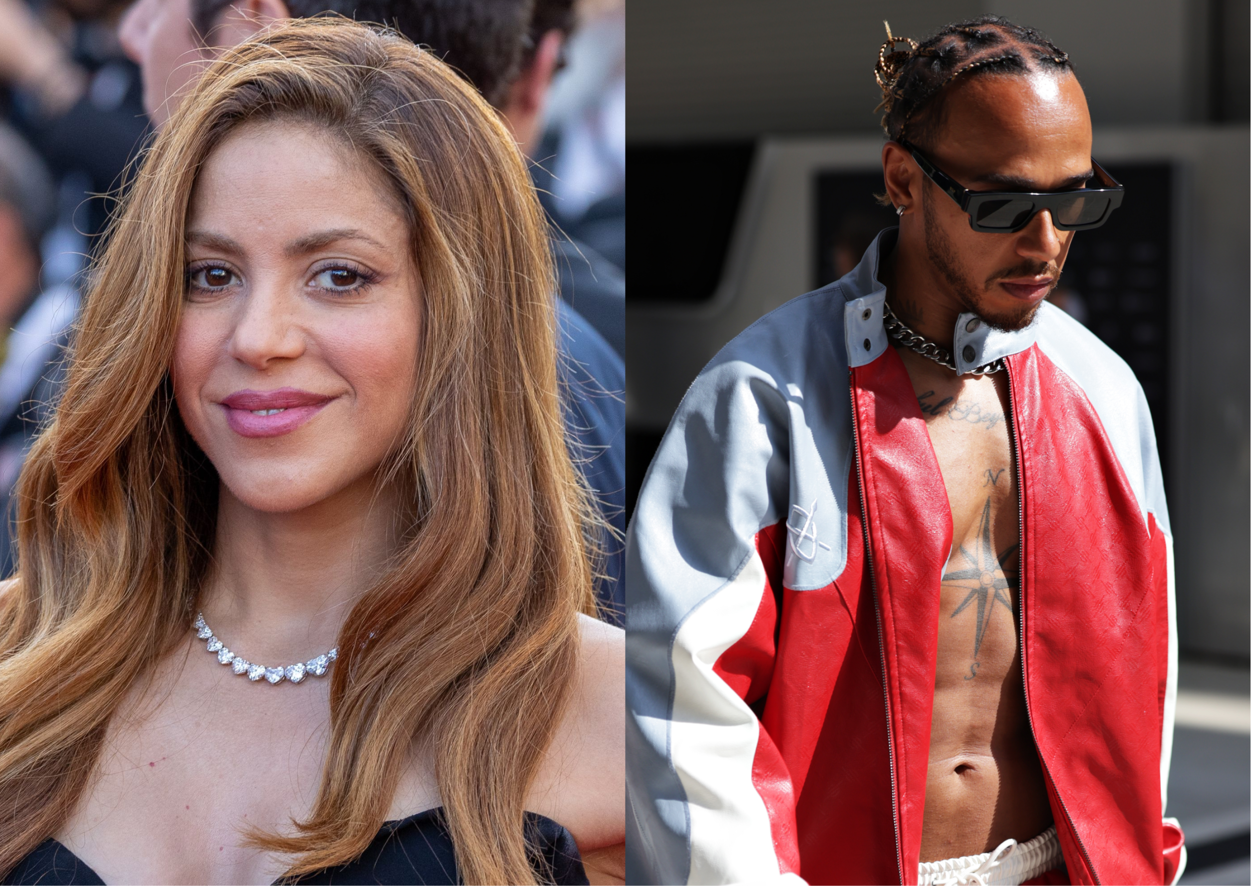 Shakira i Lewis Hamilton