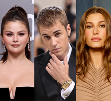 Selena Gomez, Justin Bieber i Hailey Biebr