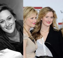 Meryl Streep oraz Mamie, Grace i Louisa Gummer