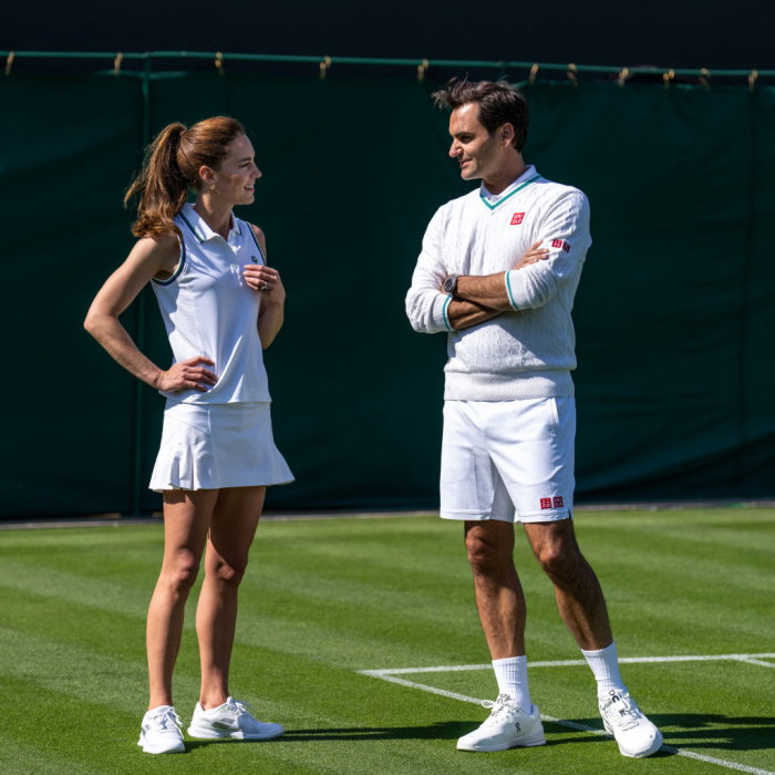 Kate Middleton i Roger Federer