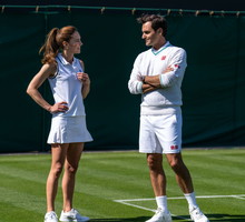 Kate Middleton i Roger Federer