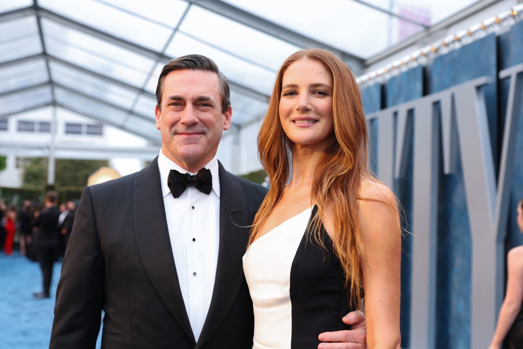 Jon Hamm i Anna Osceloa