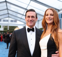 Jon Hamm i Anna Osceloa