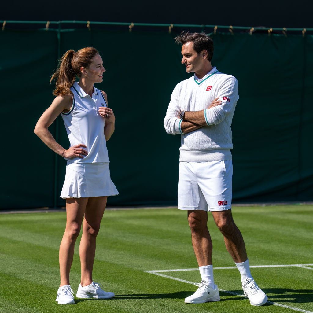 Kate Middleton i Roger Federer