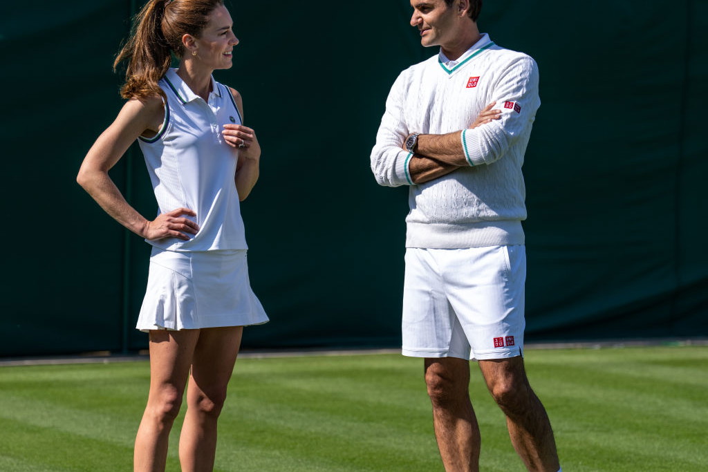 Kate Middleton i Roger Federer
