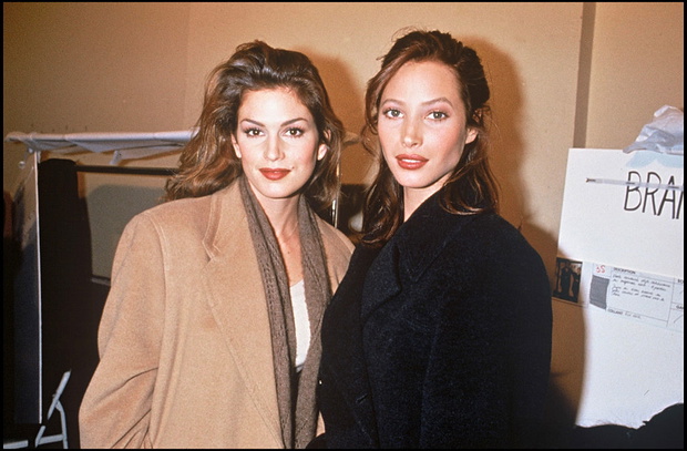 Richard Gere And Cindy Crawford At The Chanel Fashion Show - 1993