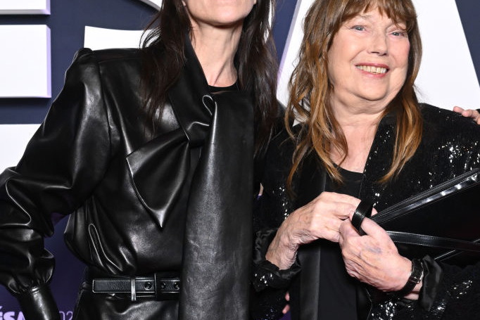 Jane Birkin z córką Charlotte Gainsbourg